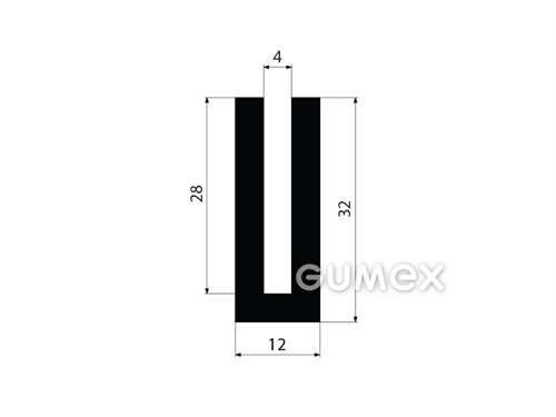 GUMMIPROFILE U-FORM - NBR